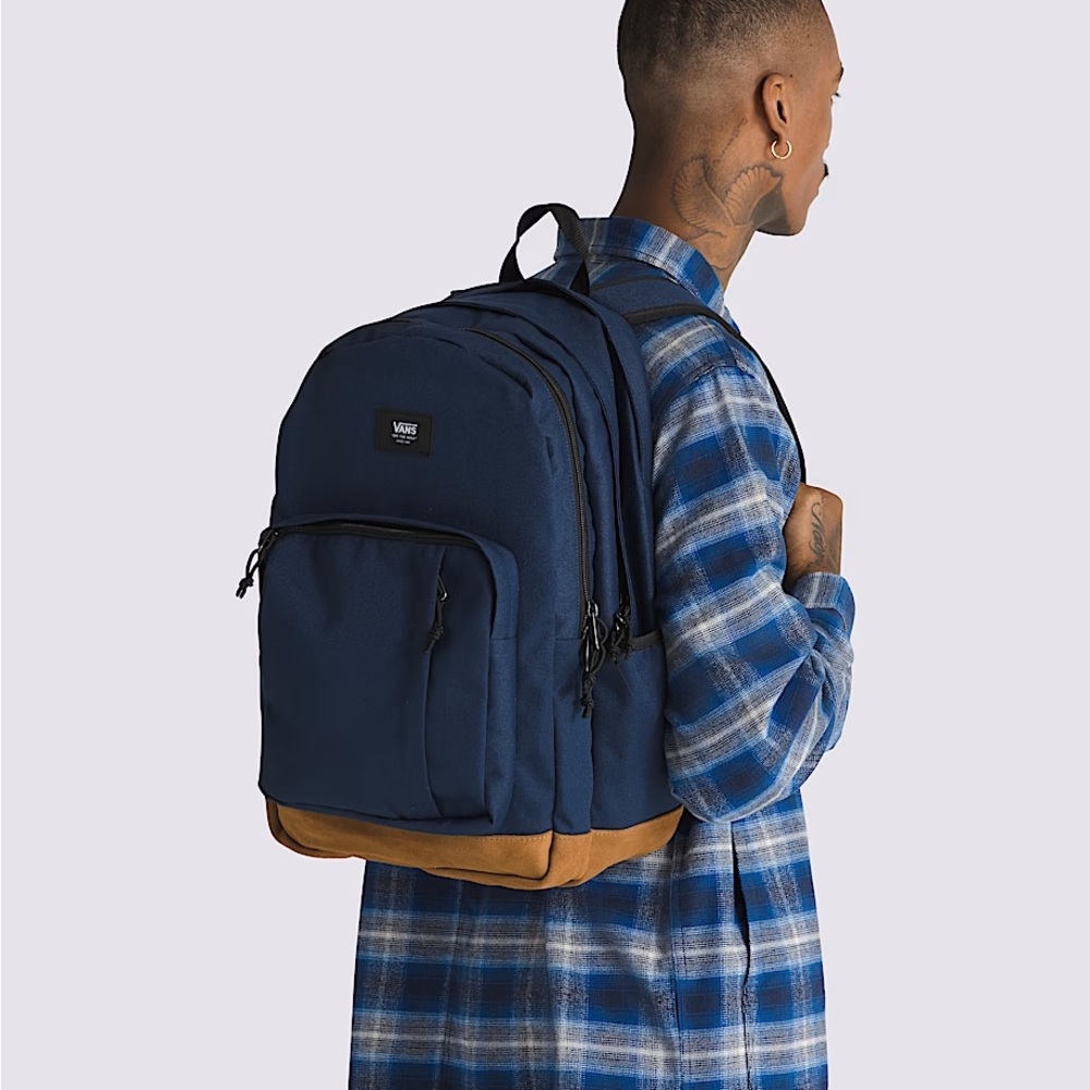 VANS Old Skool Trek Men's Backpack Dress Blues - Picture 2 of 8